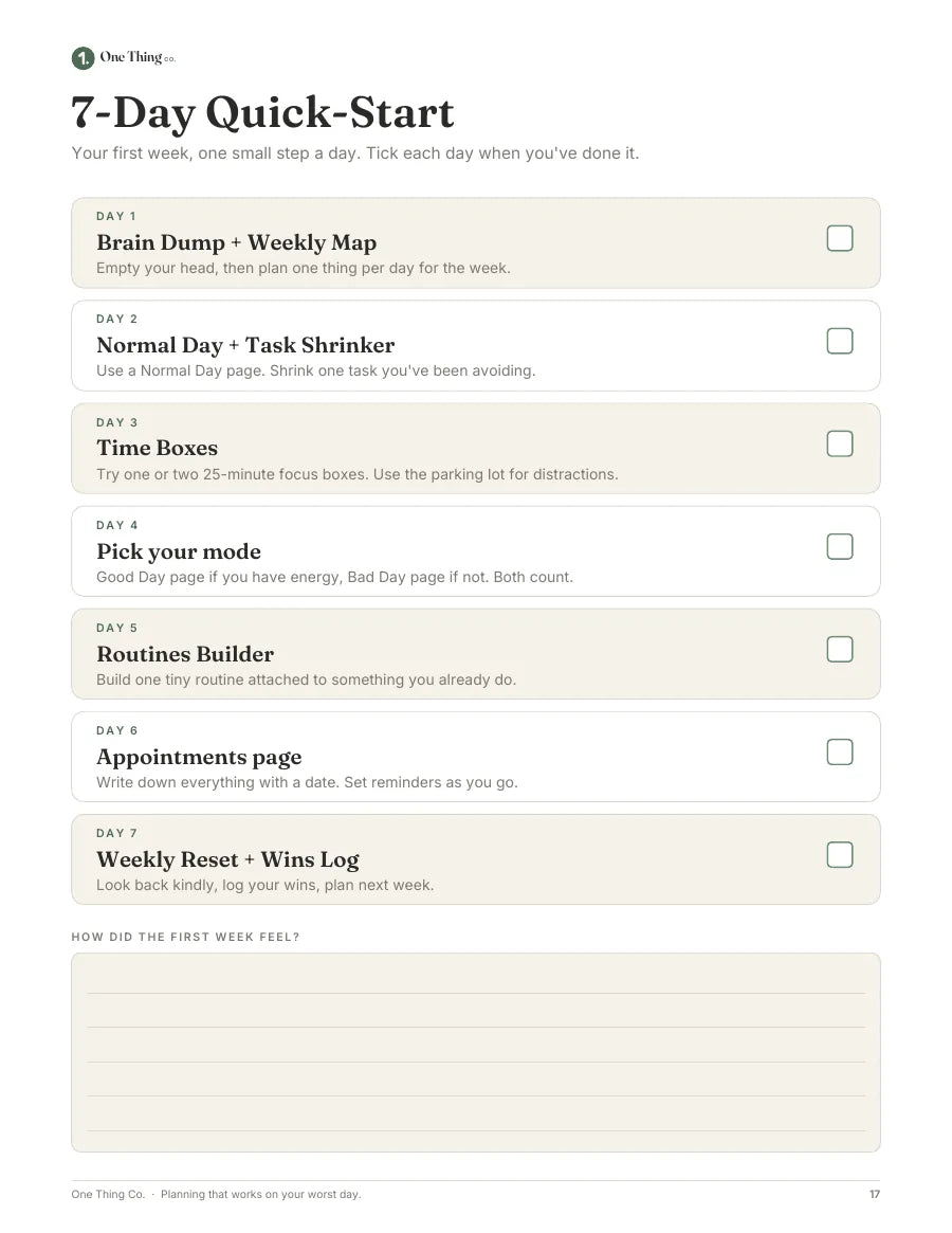 7-Day Quick-Start