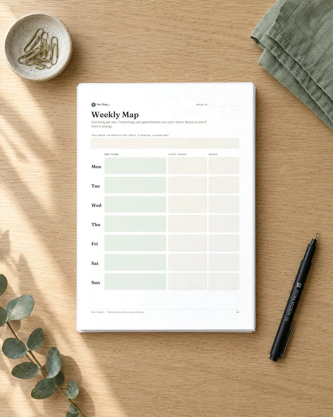 The One Thing Planner Kit