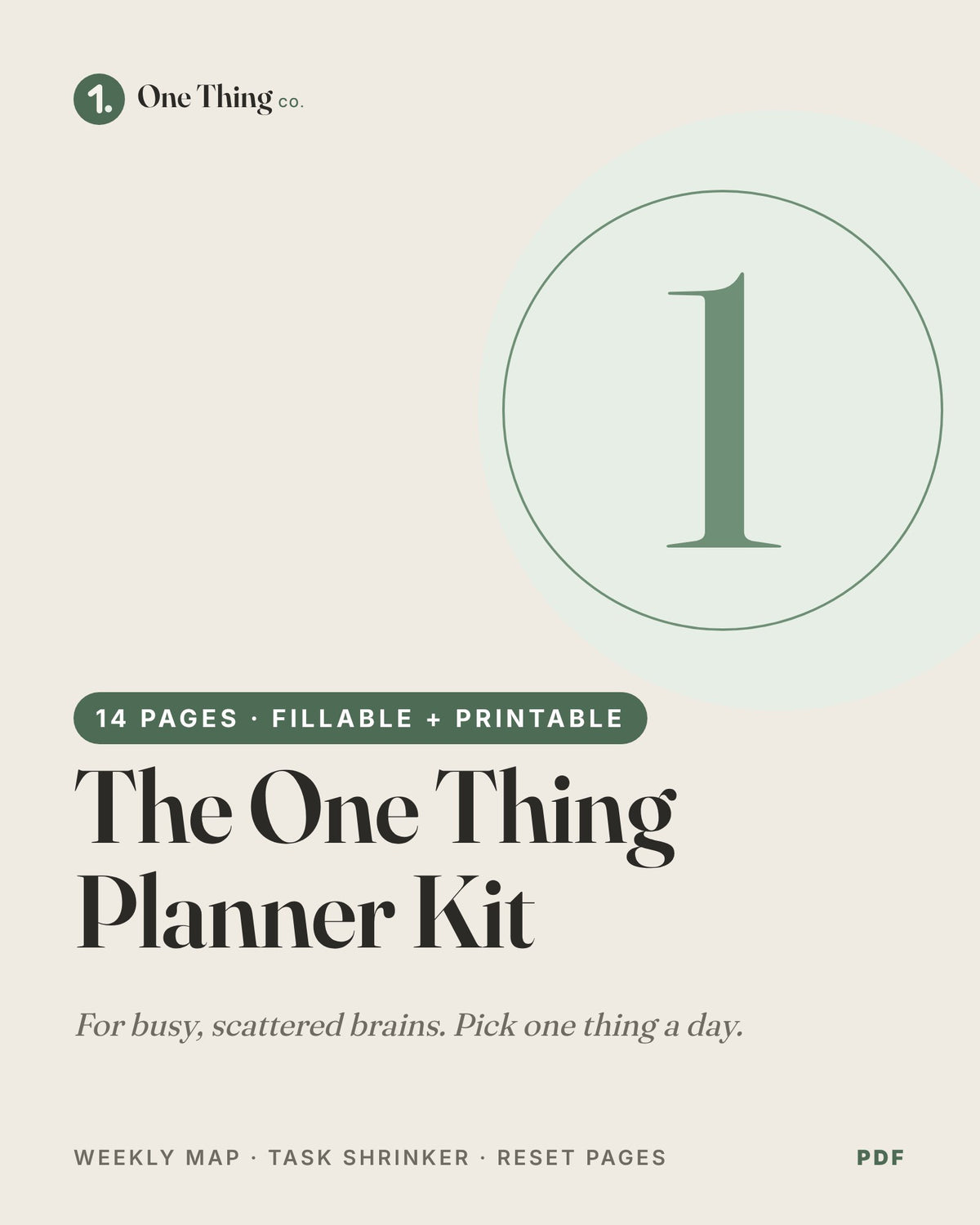 The One Thing Planner Kit